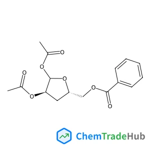 1,2-Di-O-acetyl-5-O-benzoyl-3-deoxy-D-erythro-pentofuranose