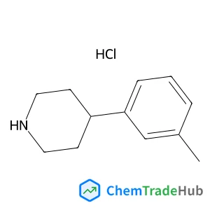 4-(3-Methylphenyl)piperidine hydrochloride (1:1)