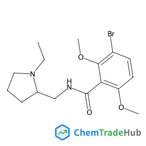 3-Bromo-N-{[(2S)-1-ethyl-2-pyrrolidinyl]methyl}-2,6-dimethoxybenzamide