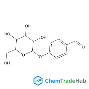 4-Formylphenyl beta-D-allopyranoside structure