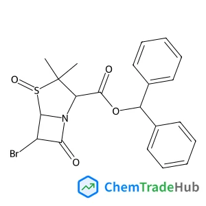 Diphenylmethyl (2S,5R,6S)-6-bromo-3,3-dimethyl-7-oxo-4-thia-1-azabicyclo[3.2.0]heptane-2-carboxylate 4-oxide