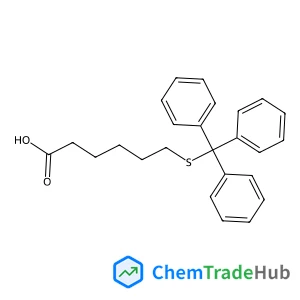 6-(Tritylsulfanyl)hexanoic acid
