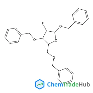 Benzyl 3,5-di-O-benzyl-2-deoxy-2-fluoro-alpha-D-arabinofuranoside