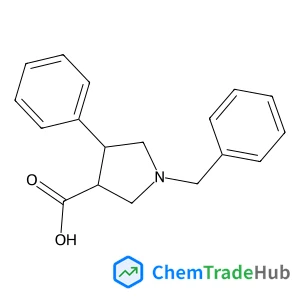 (3S,4R)-1-Benzyl-4-phenyl-3-pyrrolidinecarboxylic acid