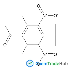 1-[2,6-Dimethyl-4-(2-methyl-2-propanyl)-3,5-dinitrophenyl]ethanone