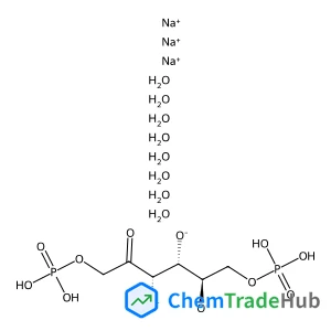 Sodium (3S,4R,5R)-6-((hydrogenphosphonato)oxy)-3,4,5-trihydroxy-2-oxohexyl phosphate octahydrate