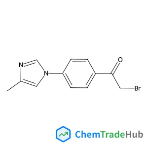 2-Bromo-1-[4-(4-methyl-1H-imidazol-1-yl)phenyl]ethanone