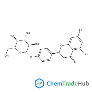 4-[(2S)-5,7-Dihydroxy-4-oxo-3,4-dihydro-2H-chromen-2-yl]phenyl beta-D-glucopyranoside