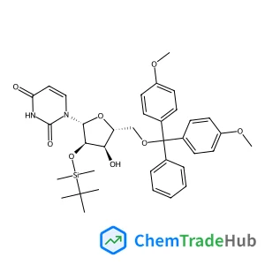 5'-O-[Bis(4-methoxyphenyl)(phenyl)methyl]-2'-O-[dimethyl(2-methyl-2-propanyl)silyl]uridine