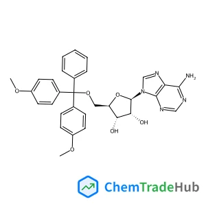 5'-O-[Bis(4-methoxyphenyl)phenylmethyl]adenosine