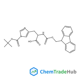 N-[(9H-Fluoren-9-ylmethoxy)carbonyl]-1-{[(2-methyl-2-propanyl)oxy]carbonyl}-L-histidine