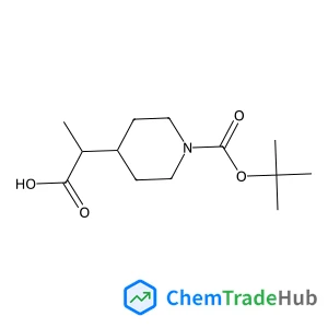 2-[1-(Tert-butoxycarbonyl)piperidin-4-yl]propanoic acid