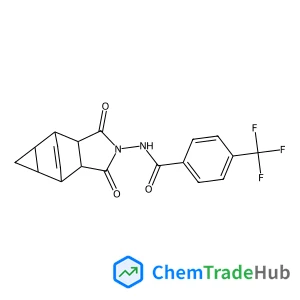 N-[(1R,2R,6S,7S,8S,10R)-3,5-Dioxo-4-azatetracyclo[5.3.2.0~2,6~.0~8,10~]dodec-11-en-4-yl]-4-(trifluoromethyl)benzamide