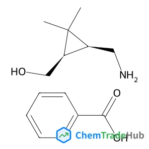 Cyclopropanemethanol, 3-(aminomethyl)-2,2-dimethyl-, (1R,3S)-, benzoate (salt) (9CI)
