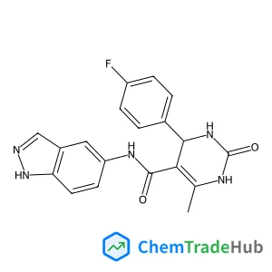 4-(4-Fluorophenyl)-N-(1H-indazol-5-yl)-6-methyl-2-oxo-1,2,3,4-tetrahydro-5-pyrimidinecarboxamide