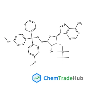 5'-O-[Bis(4-methoxyphenyl)(phenyl)methyl]-2'-O-[dimethyl(2-methyl-2-propanyl)silyl]adenosine
