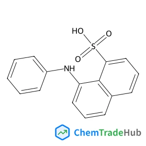 8-Anilino-1-naphthalenesulfonic acid Chemical_Structure_Of