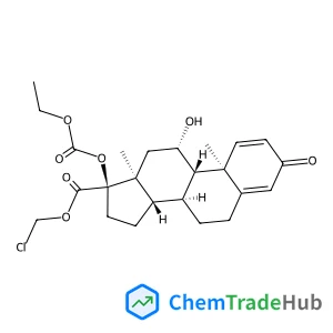 Chloromethyl (11beta,17alpha)-17-[(ethoxycarbonyl)oxy]-11-hydroxy-3-oxoandrosta-1,4-diene-17-carboxylate