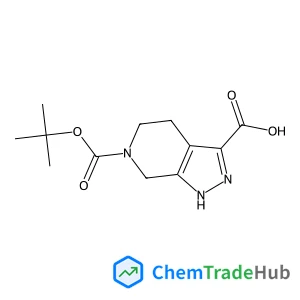 6-{[(2-Methyl-2-propanyl)oxy]carbonyl}-4,5,6,7-tetrahydro-2H-pyrazolo[3,4-c]pyridine-3-carboxylic acid