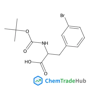 3-Bromo-N-{[(2-methyl-2-propanyl)oxy]carbonyl}-L-phenylalanine