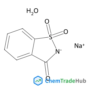 1,2-Benzisothiazol-3(2H)-one, 1,1-dioxide, sodium salt, hydrate