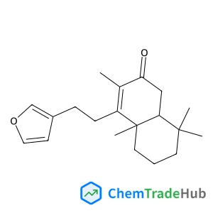 15,16-Epoxy-8,13(16),14-labdatrien-7-one structure 15,16-Epoxy-8,13(16),14-labdatrien-7-one structure