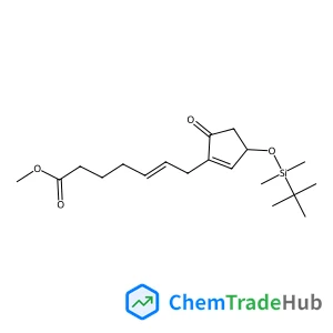 (R,Z)-Methyl 7-(3-((tert-butyldimethylsilyl)-oxy)-5-oxocyclopent-1-en-1-yl)hept-5-enoate