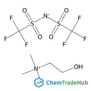 2-Hydroxy-N,N,N-trimethylethanaminium bis[(trifluoromethyl)sulfonyl]azanide