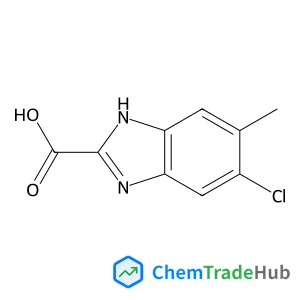 5-Chloro-6-methyl-1H-benzimidazole-2-carboxylic acid