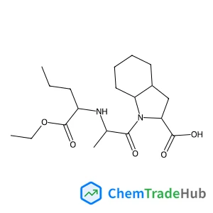 (2S,3aS,7aS)-1-[(2S)-2-{[(2S)-1-ethoxy-1-oxopentan-2-yl]amino}propanoyl]-octahydro-1H-indole-2-carboxylic acid