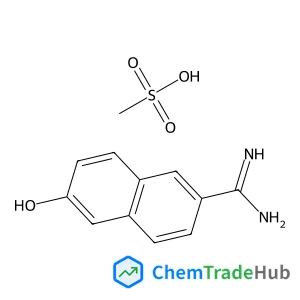 6-hydroxynaphthalene-2-carboximidamide, methanesulfonic acid