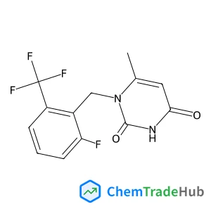 1-[2-Fluoro-6-(trifluoromethyl)benzyl]-6-methyl-2,4(1H,3H)-pyrimidinedione
