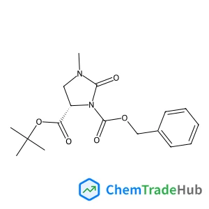 1-Benzyl 5-(2-methyl-2-propanyl) (5S)-3-methyl-2-oxo-1,5-imidazolidinedicarboxylate