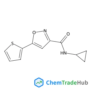 N-Cyclopropyl-5-(2-thienyl)-1,2-oxazole-3-carboxamide
