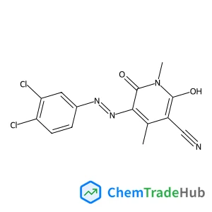 5-[(E)-(3,4-Dichlorophenyl)diazenyl]-6-hydroxy-1,4-dimethyl-2-oxo-1,2-dihydro-3-pyridinecarbonitrile
