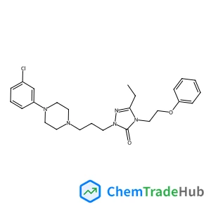 2-{3-[4-(3-Chlorophenyl)-1-piperazinyl]propyl}-5-ethyl-4-(2-phenoxyethyl)-2,4-dihydro-3H-1,2,4-triazol-3-one