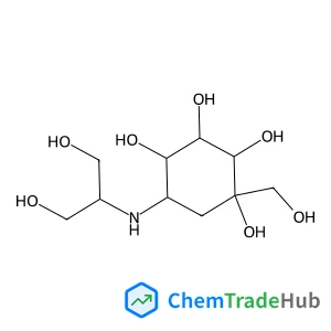 (1S,2S,3R,4S,5S)-5-[(1,3-Dihydroxy-2-propanyl)amino]-1-(hydroxymethyl)-1,2,3,4-cyclohexanetetrol