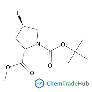 2-Methyl 1-(2-methyl-2-propanyl) (2S,4R)-4-iodo-1,2-pyrrolidinedicarboxylate