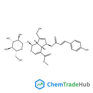 methyl (1S,4aS,5R,7aS)-7-(hydroxymethyl)-5-[(E)-3-(4-hydroxyphenyl)prop-2-enoyl]oxy-1-[(2S,3R,4S,5S,6R)-3,4,5-trihydroxy-6-(hydroxymethyl)tetrahydropyran-2-yl]oxy-1,4a,5,7a-tetrahydrocyclopenta[c]pyran-4-carboxylate