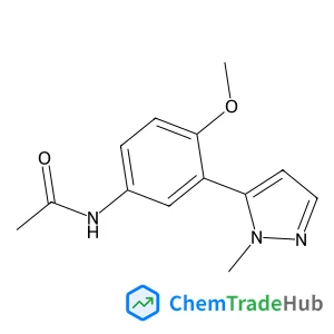 N-[4-Methoxy-3-(1-methyl-1H-pyrazol-5-yl)phenyl]acetamide