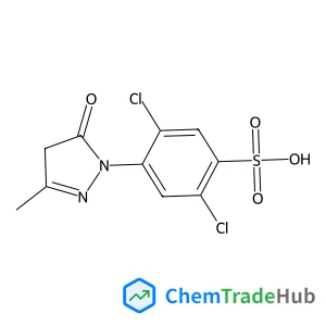 2,5-Dichloro-4-(3-methyl-5-oxo-4,5-dihydro-1H-pyrazol-1-yl)benzenesulfonic acid
