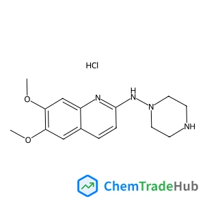 6,7-dimethoxy-N-piperazin-1-yl-quinolin-2-amine hydrochloride