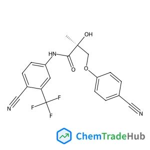 (2S)-3-(4-Cyanophenoxy)-N-[4-cyano-3-(trifluoromethyl)phenyl]-2-hydroxy-2-methylpropanamide
