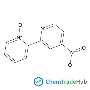 2-(4-Nitro-2-pyridinyl)pyridine 1-oxide