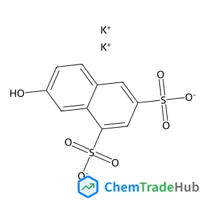 Dipotassium 7-hydroxy-1,3-naphthalenedisulfonate structure