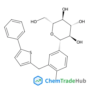(1S)-1,5-Anhydro-1-{4-methyl-3-[(5-phenyl-2-thienyl)methyl]phenyl}-D-glucitol
