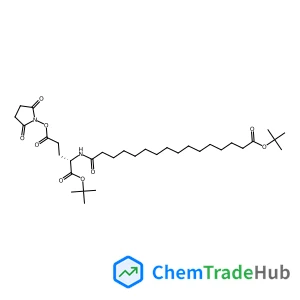 5-(2,5-Dioxo-1-pyrrolidinyl) 1-(2-methyl-2-propanyl) N-{16-[(2-methyl-2-propanyl)oxy]-16-oxohexadecanoyl}-L-glutamate