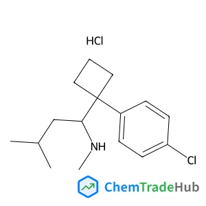 1-[1-(4-Chlorophenyl)cyclobutyl]-N,3-dimethyl-1-butanaminium chloride