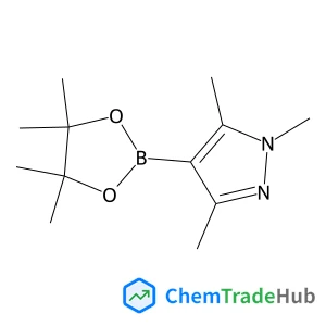 1,3,5-Trimethyl-4-(4,4,5,5-tetramethyl-1,3,2-dioxaborolan-2-yl)-1H-pyrazole 1,3,5-Trimethyl-4-(4,4,5,5-tetramethyl-1,3,2-dioxaborolan-2-yl)-1H-pyrazole