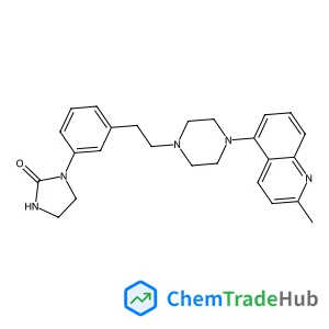 1-(3-{2-[4-(2-Methyl-5-quinolinyl)-1-piperazinyl]ethyl}phenyl)-2-imidazolidinone